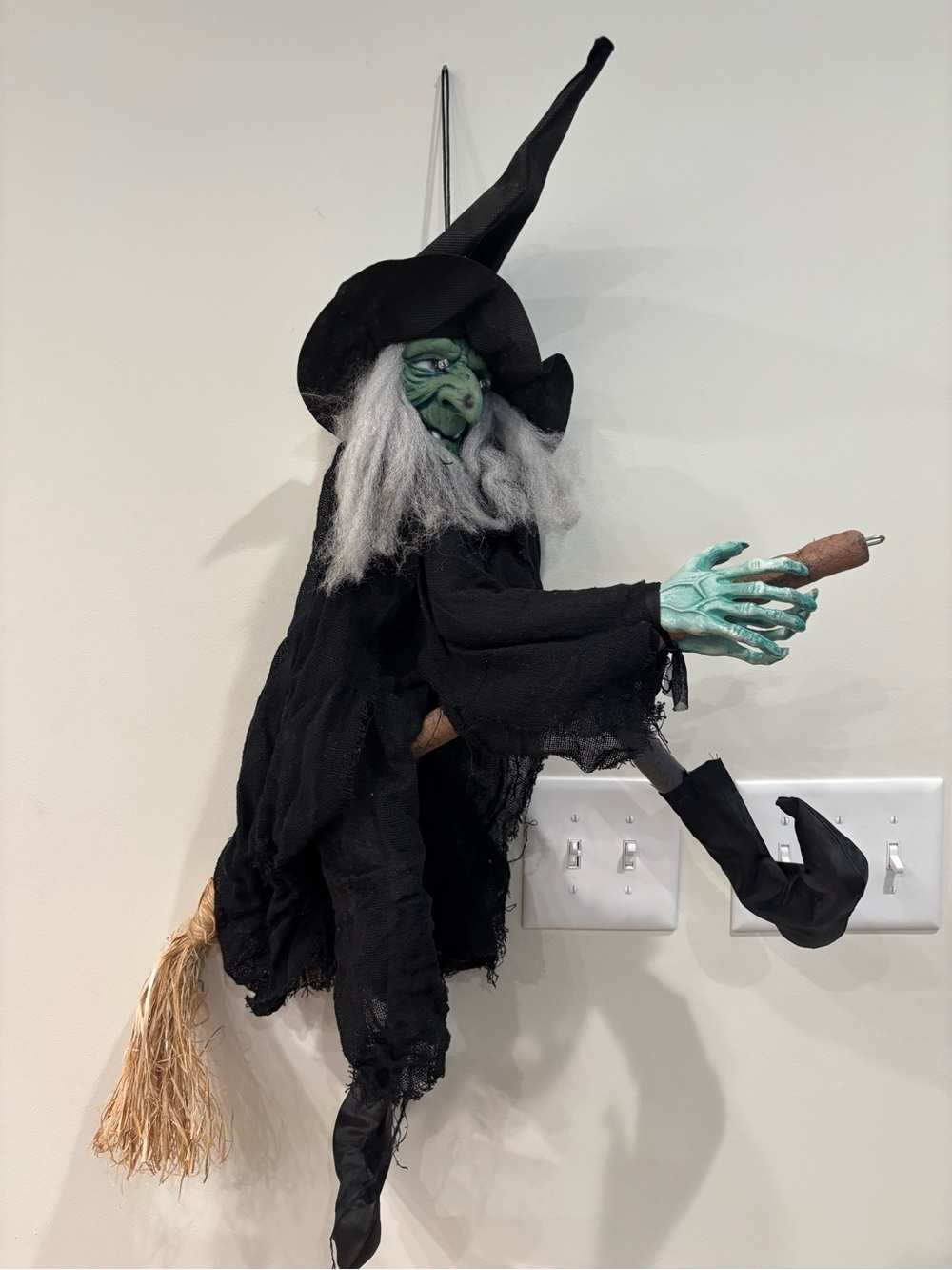 Halloween Wicked Witch Animated Motion Light Up Decor